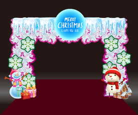 圣诞门头