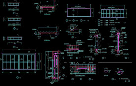 讲台黑板节点详图