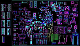 家居装饰设计CAD模板素材