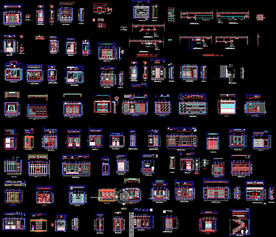 家居装饰整木立面图