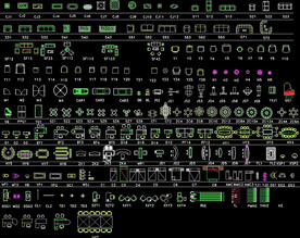室内家具平面图库