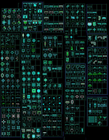 CAD装饰图块集