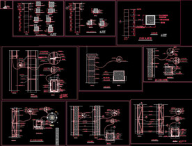 柱子装饰做法节点大样图