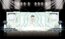 蓝色大理石婚礼