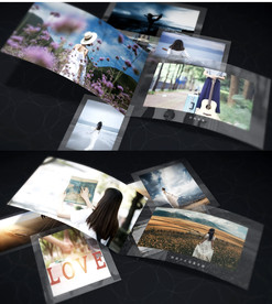 时尚写真手册AE模板