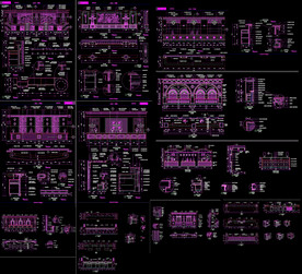 酒店宾馆前台设计图纸