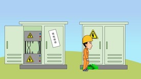 户外电箱短路安全事故动漫55秒