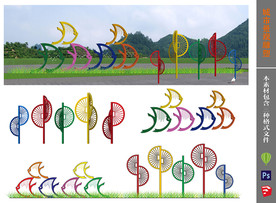 公园主题景观标识06