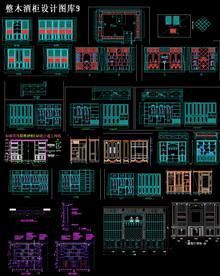 欧式整木柜模块
