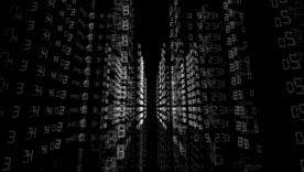 黑白科技数据数字背景