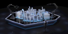 机械臂投影沙盘