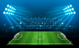 矢量足球场地素材