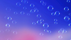 漂浮的肥皂泡循环背景