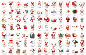 淘宝天猫圣诞节设计素材圣诞老人