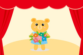 儿童舞台背景图片