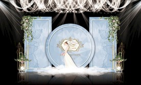 蓝色大理石婚礼