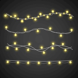 炫酷彩灯圣诞霓虹灯串