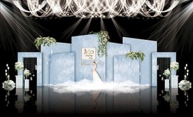蓝色主题婚礼