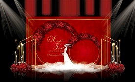 红色系婚礼