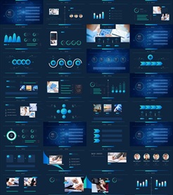 通用简约时尚杂志风PPT模板