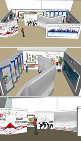 房产成果展展厅草图大师SU模型