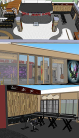 乐器展厅草图大师SU模型