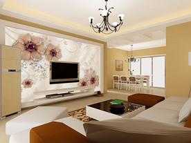 珠宝钻石 3D背景墙 珠宝