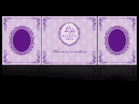 紫色巴洛克婚礼