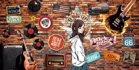 音乐摇滚装饰画背景墙