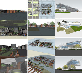 创意建筑设计SU模型