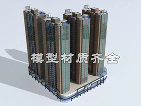 高层住宅模型