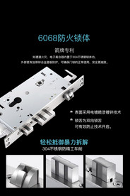 智能锁锁体海报