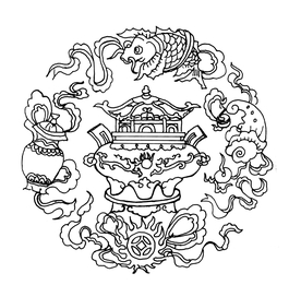 中国元素 中国纹样 吉祥元素