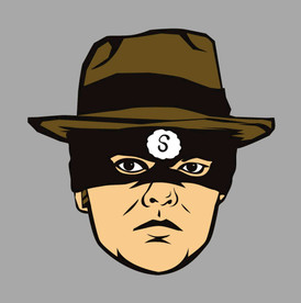 左罗头像矢量图