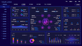 科技大屏大数据后台