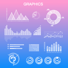 数据图表分析AI矢量素材