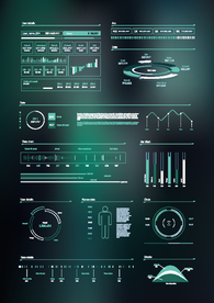 数据图表分析AI矢量素材