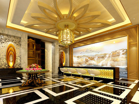 江山如画大理石纹背景墙