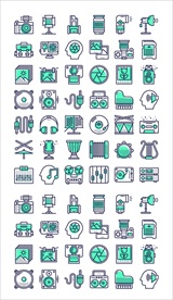 超多通用科技图标icons打包