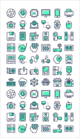 超多通用科技图标icons打包