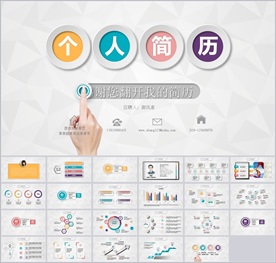 个人简历竞选岗位竞聘报告PPT