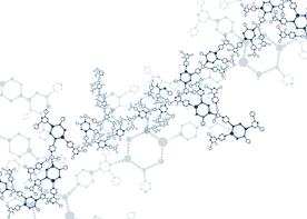 分子结构背景矢量图