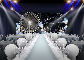 星空摩天轮主题婚礼