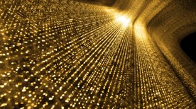 金色粒子颁奖舞台背景视频素材