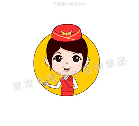 空姐头像