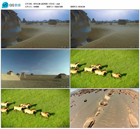 昭君出塞 舞台大屏背景视频成品