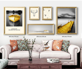 北欧简约风景组合装饰画