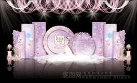 紫色 系婚礼