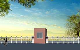 电动门效果图 电动门 大门工程