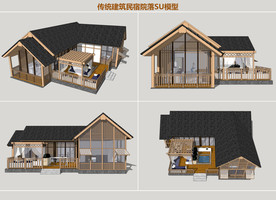 传统建筑民宿院落